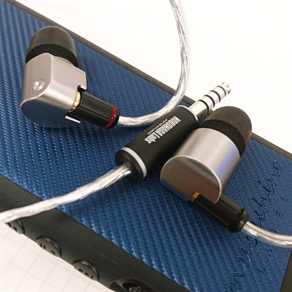 NOBUNAGA Labs 景光 S NLP-KGM-S 4.4mmバランス(5極)⇔MMCX [1.2m