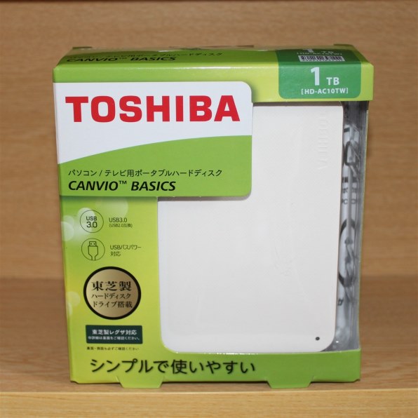 東芝 CANVIO BASICS HD-AC10TW [ホワイト] 価格比較 - 価格.com