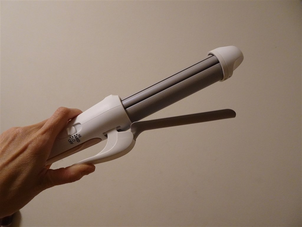 ホワイト カールヘアアイロン 直径26mm パナソニック ヘアアイロン カール用 26~32mm 白 EH-HT55-W