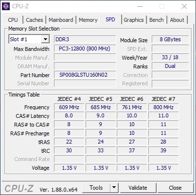 suu Silicon Power SP008GLSTU160N02 [SODIMM DDR3L PC3-12800 8GB]投稿