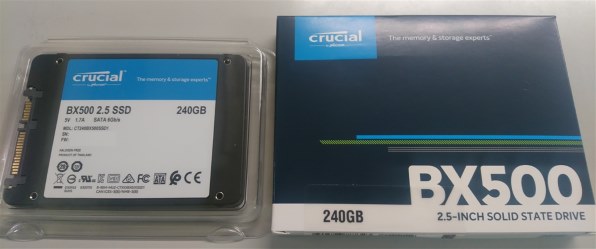 crucial BX500 CT240BX500SSD1投稿画像・動画 (レビュー) - 価格.com