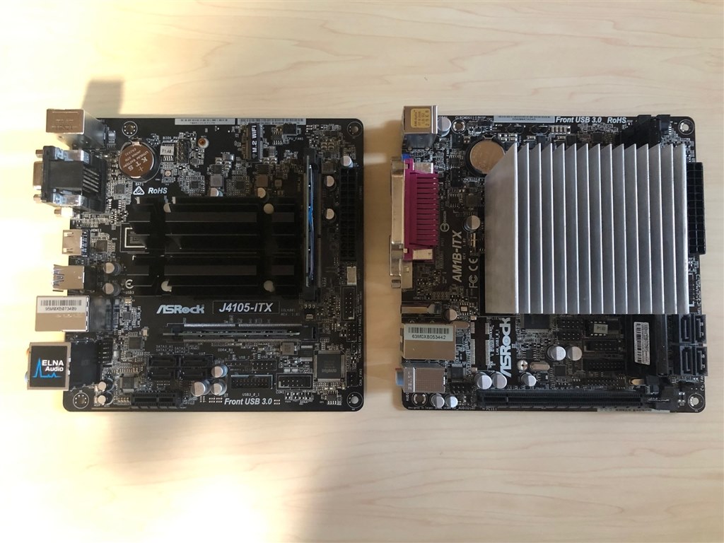 ASRock Mini-ITXマザーボード J4105-ITX 品 - パーツ