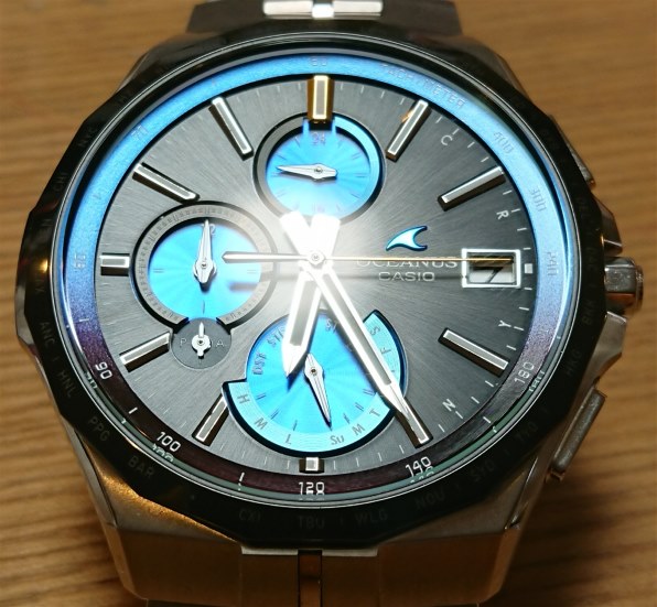 美品 CASIO オシアナス マンタ OCW-S5000E-1AJF カシオ 青 OCW-S5000E-1AJF | CASIO