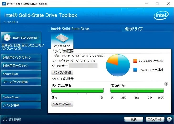 安心感も大きな魅力』 Solidigm D3-S4510 SSDSC2KB240G801 関口