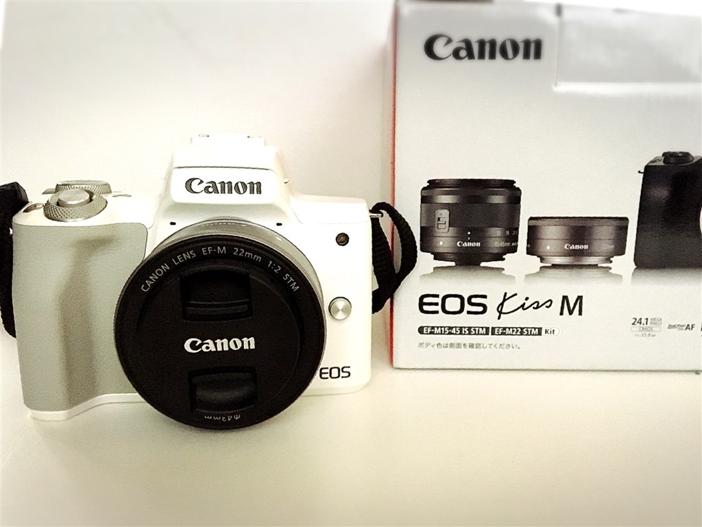 初めてのCanon』 CANON EOS Kiss M ダブルレンズキット