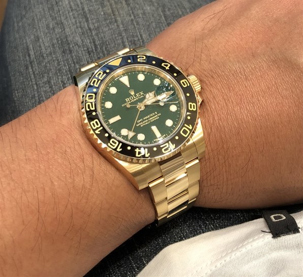 【グローバーオール】　　　　　　　　　　　　　希少オリーブグリーン 116718LN グリーン ROLEX（ロレックス）GMTマスターII 中古