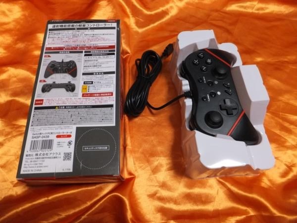 機能は足りないが グリップ感もボタンの触り心地も十分に及第点 アクラス Switch用ドック Pc用コントローラーターボ Sasp 0439 レッド 酒缶さんのレビュー評価 評判 価格 Com