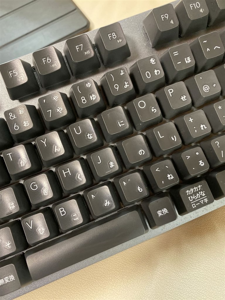 良いのですが キートップのプリントが消える ロジクール K840 Mechanical Keyboard スレート ダンニャバードさんのレビュー評価 評判 価格 Com