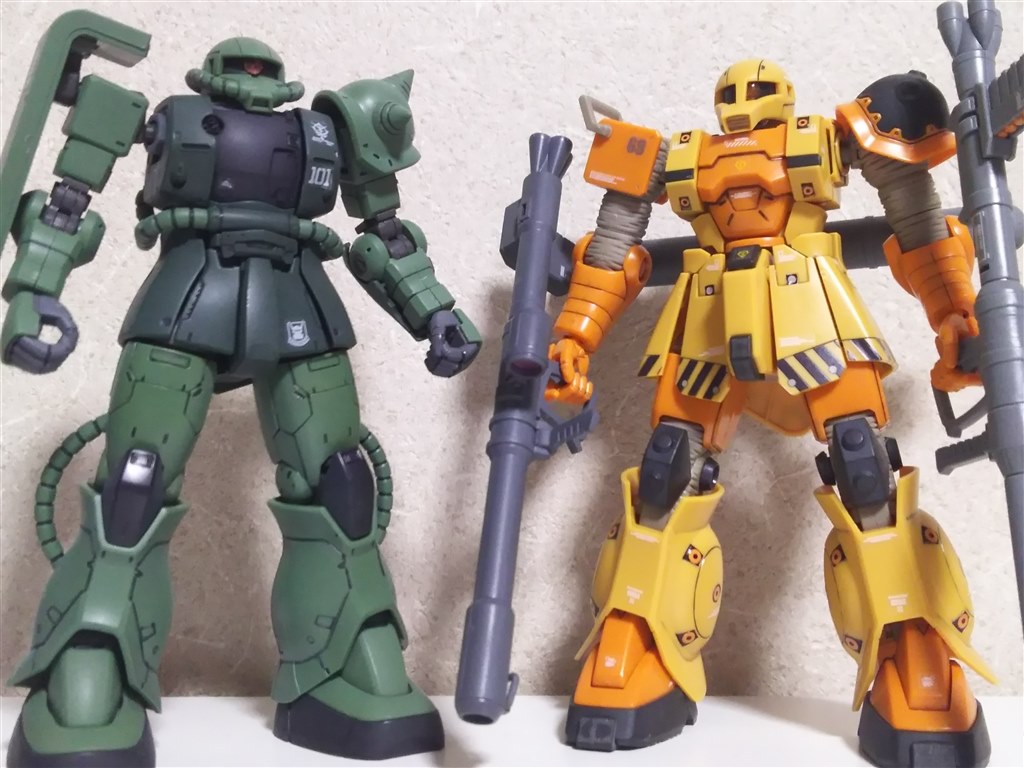 特異な見た目が良い感じ。』 BANDAI HG 1/144 ザクI ''旧ザク