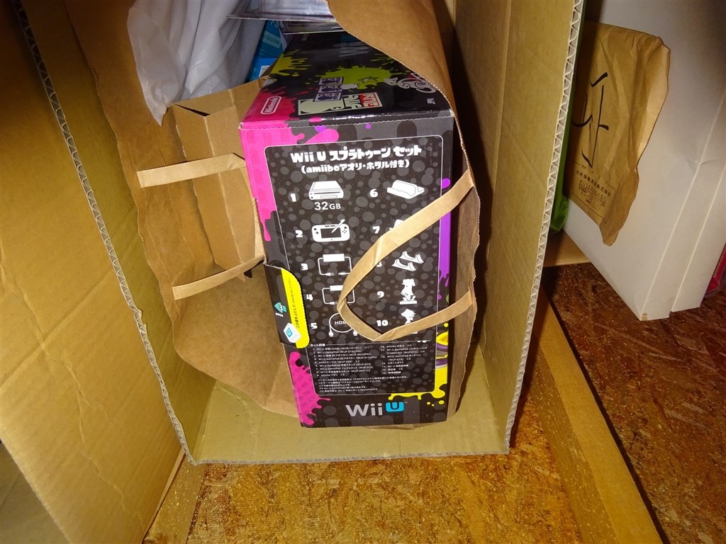 子供が買ったゲーム機で今は使用されていません 任天堂 Wii U スプラトゥーン セット Amiibo アオリ ホタル付き Hisashi 0さんのレビュー評価 評判 価格 Com
