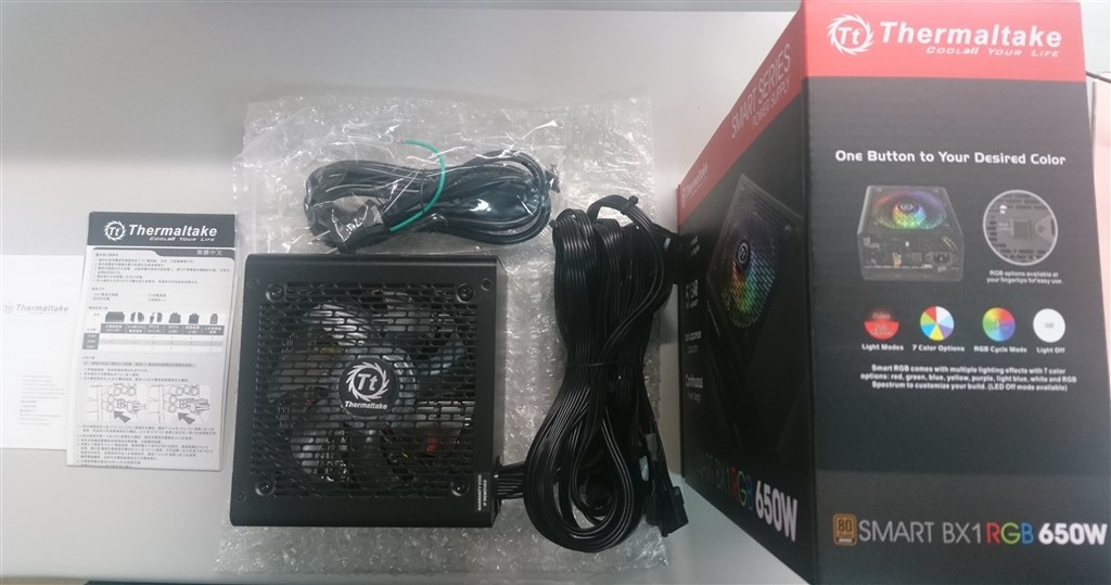 壊れたタイミングでコレ受賞発表でｗ Thermaltake Smart Bx1 Rgb 650w Bronze Ps Spr 0650nhfabj 1 Black Takesi 38さんのレビュー評価 評判 価格 Com