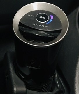 SHARP IG-KC15-BB ブラック 空気清浄機 Amazon | シャープ プラズマクラスター搭載 車載用イオン発生機