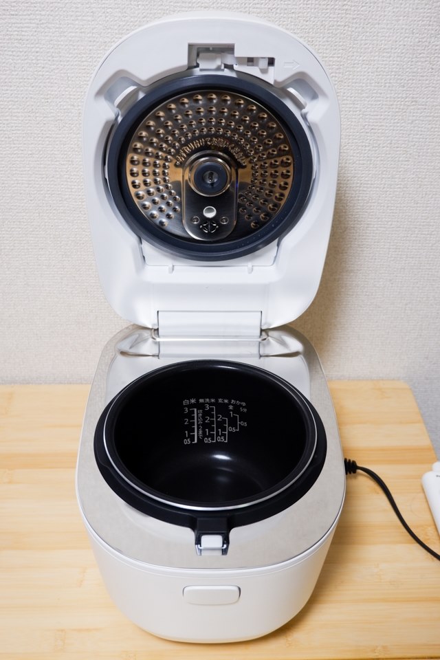 シャープ 炊飯器 IH 3合 PLAINLY 匠の火加減 ホワイト KS-HF05B-W - 5