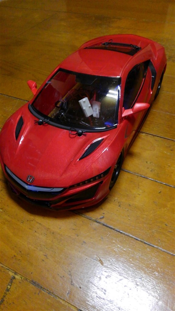 美しく仕上がりました(^^)』 タミヤ SP.1586 1/10RC NSX スペアボディ