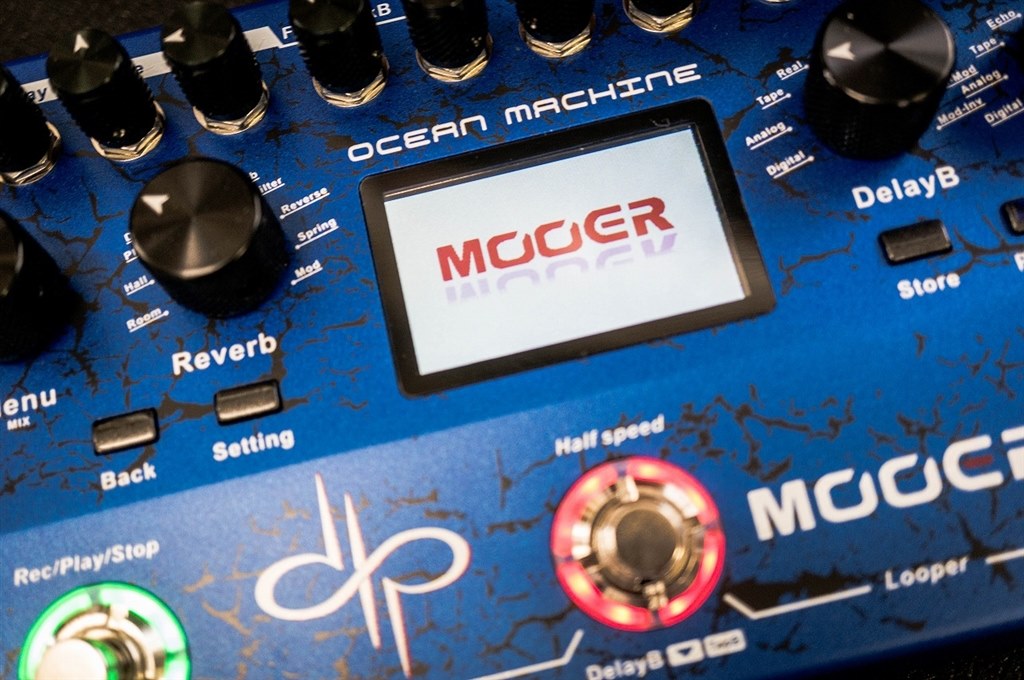 他にない機能性のディレイ/リバーブ』 MOOER Ocean Machine K(き