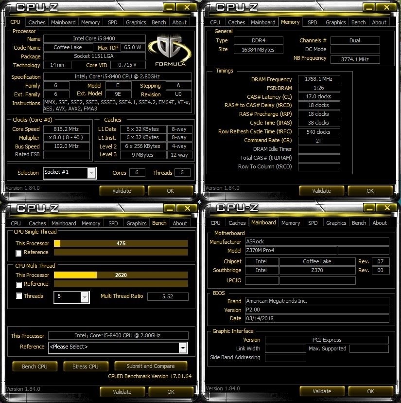 標準的で武骨なAsRockマザ-です。』 ASRock Z370M Pro4 あず 標準的で武骨なAsRockマザ-です。』 ASRock Z370M Pro4 あず