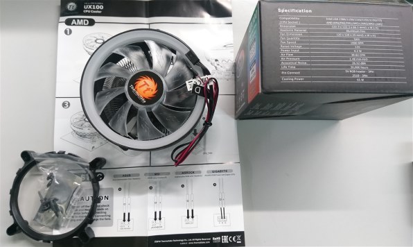 Thermaltake UX100 ARGB CL-P064-AL12SW-A 価格比較