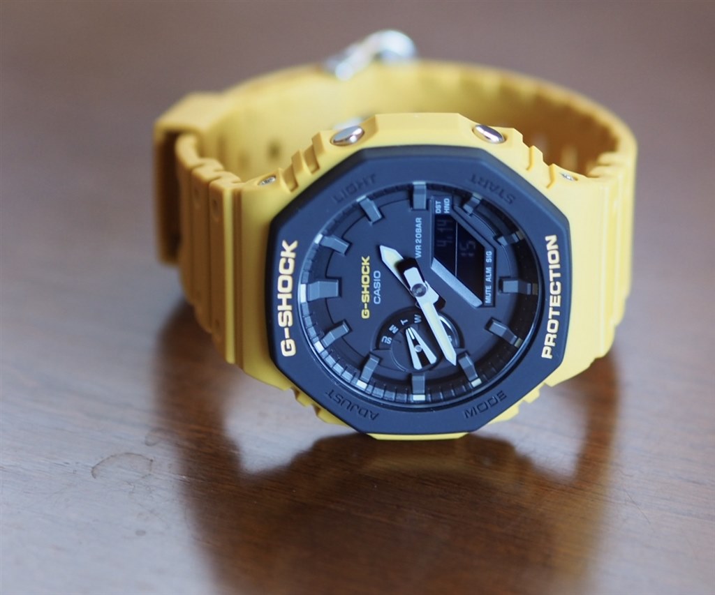 軽いし薄い でも G Shock カシオ G Shock Utility Color Ga 2110su 9ajf さくらはさいたかさんのレビュー評価 評判 価格 Com