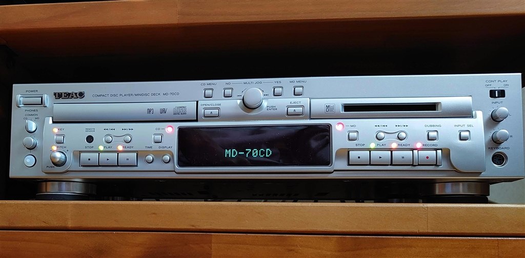 最後のＭＤデッキ。入手できてよかった。』 TEAC MD-70CD yamachan58 