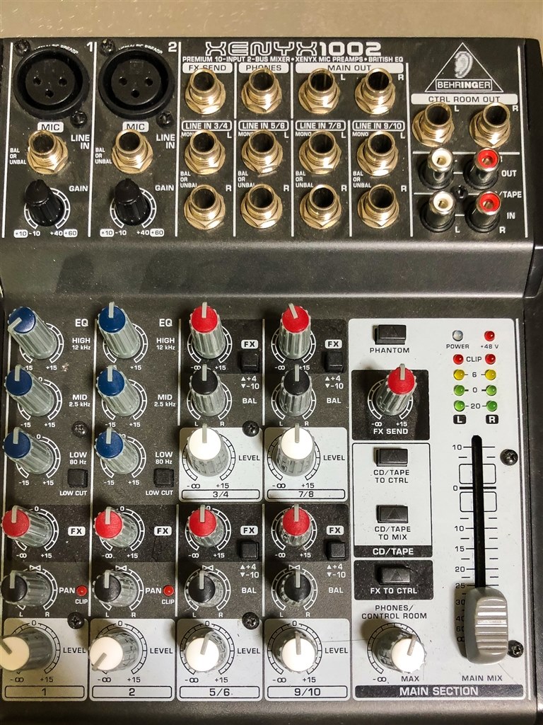僕的にはまだ早いかもー Behringer Xenyx 1002 Heavenjunさんのレビュー評価 評判 価格 Com