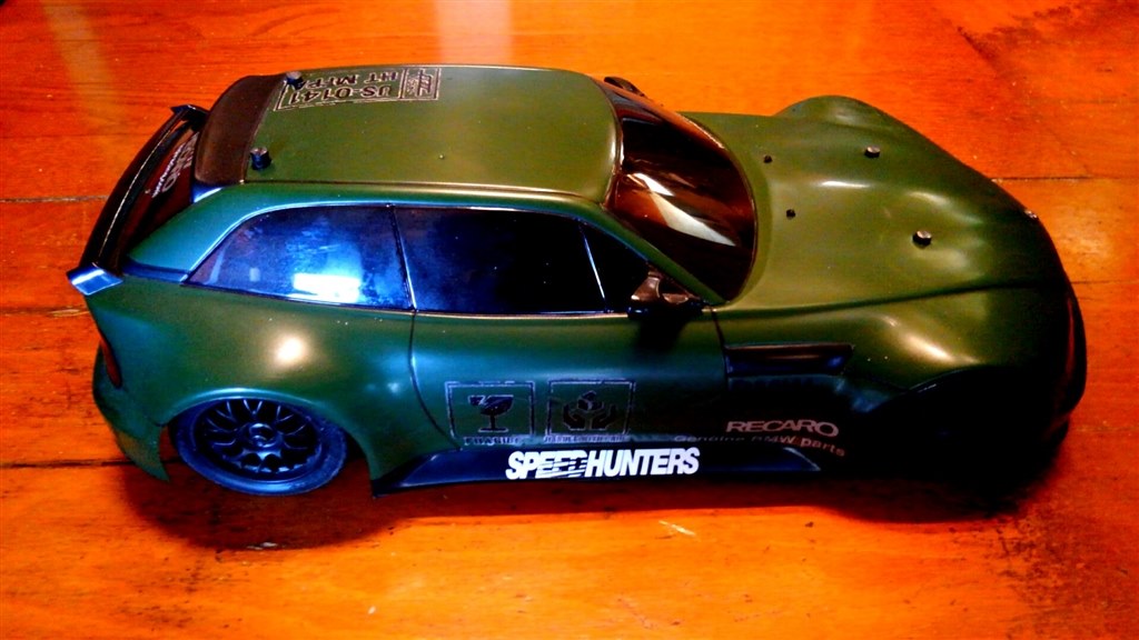 味わい深いです(^^)』タミヤカラースプレー TS20 メタリックグリーン