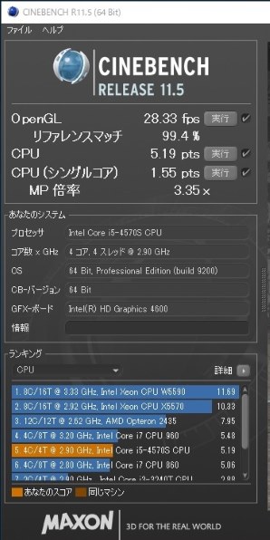 CPU Intel Core i5 4570S 2.9GHz 4枚セット