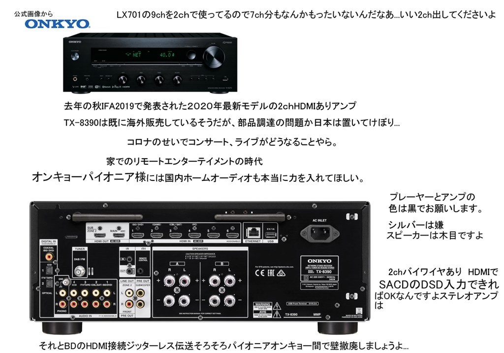 消費電力少なくていいdアンプ 進化 伝統のパイオニア パイオニア Sc Lx701 ぴよ07さんのレビュー評価 評判 価格 Com