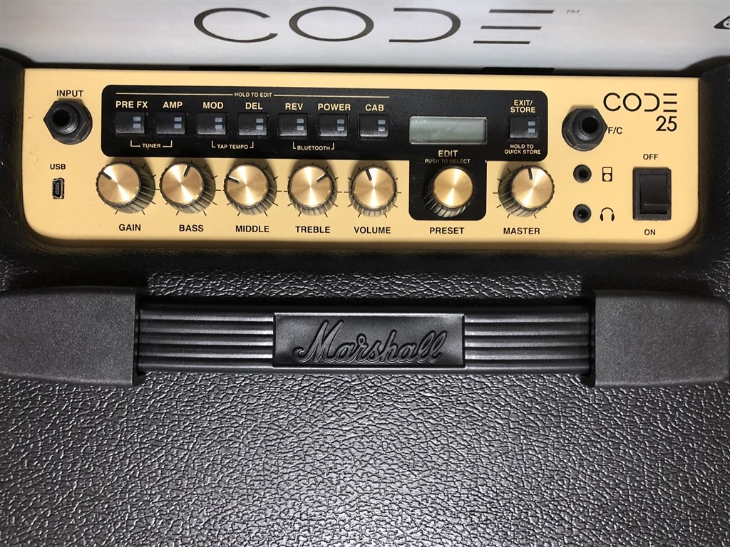 自宅からスタジオまで使えました』 Marshall CODE25 ひろけい154さんの