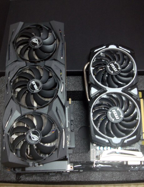 ASUS RX5700XT ROG STRIX O8G グラボ 動作品 グラフィックボード ROG