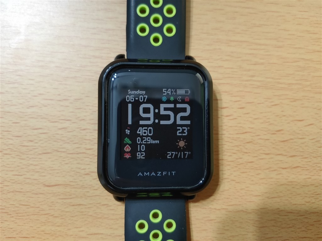 45日充電フリーは快適そのもの カスタマイズ多彩で飽きない存在 Huami Amazfit Bip Hmi Afb01bk ブラックストーン Taka社長さんのレビュー評価 評判 価格 Com