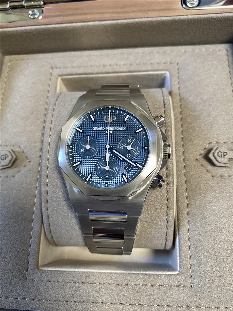 味わい深い時計だと思います ジラール ペルゴ ロレアート クロノグラフ 42 Mm 81020 11 431 11a 関東のおやじさんのレビュー評価 評判 価格 Com