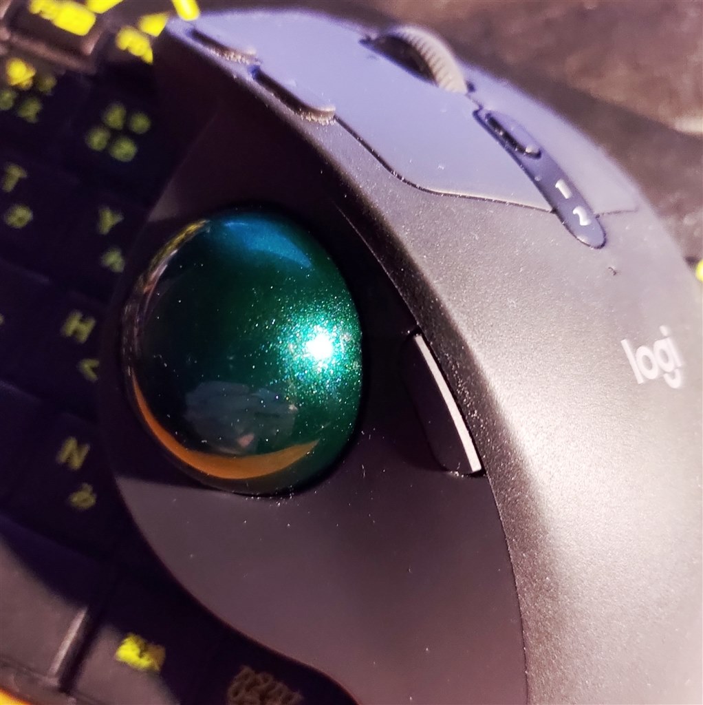 下位機種m570と比べて 詳細比較 ボール交換で化ける ロジクール Wireless Trackball Mx Ergo Mxtb1s Sayuiさんのレビュー評価 評判 価格 Com