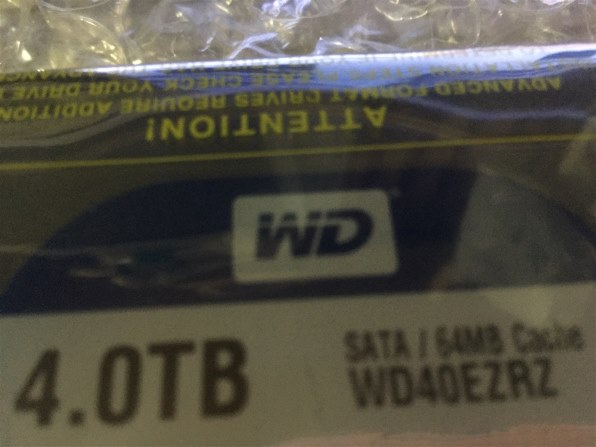 WESTERN DIGITAL WD40EZRZ-RT [4TB SATA600 5400]投稿画像・動画