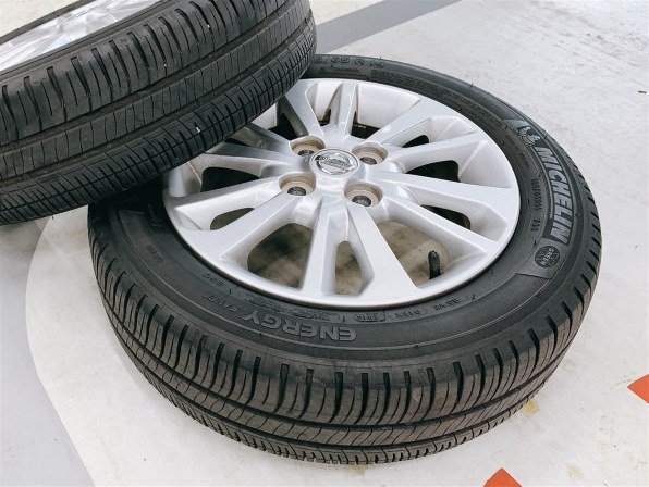 TOYO NANOENERGY 3 145/65R15 SCHNEIDER RX27 ブラックポリッシュ+ブルー 15インチ 5.5J+43 4H-100 4本セット