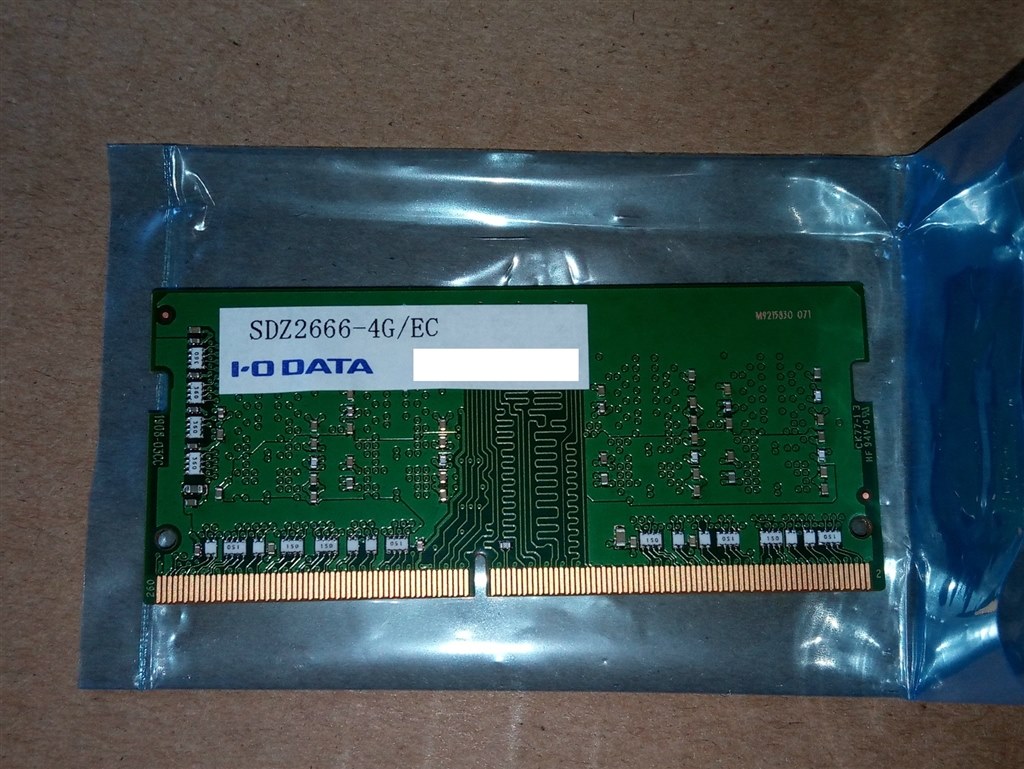 SKHynixメモリです。』 IODATA SDZ2666-4G/EC [SODIMM DDR4 PC4-21300