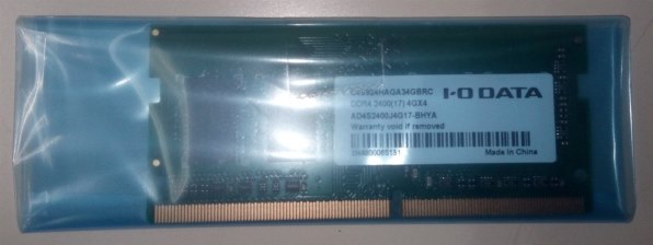 IODATA SDZ2400-H4G [SODIMM DDR4 PC4-19200 4GB] 価格比較 - 価格.com