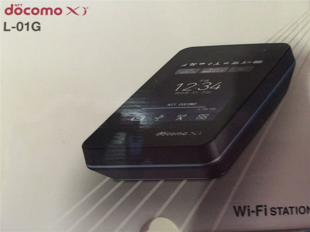 L 01g 本体とバッテリーのみで購入です Docomo Wi Fi Station L 01g Black Hapipokoさんのレビュー評価 評判 価格 Com