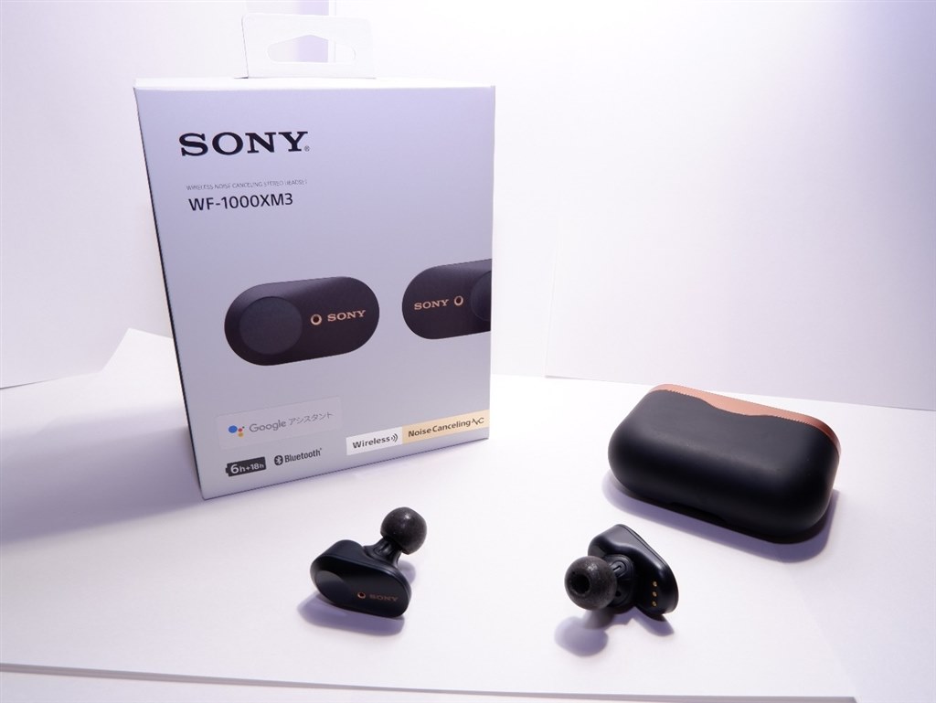 新品同様 Sony WF-1000XM3 ブラック 黒 ソニー eイヤホン 購入 正規品 ワイヤレス - オーディオ