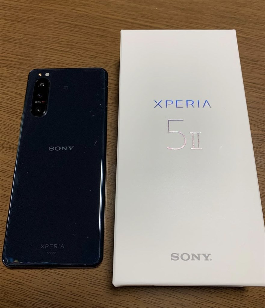 Xperia 5 II SOG02[128GB] ブルー SIMロック解除済みスマートフォン