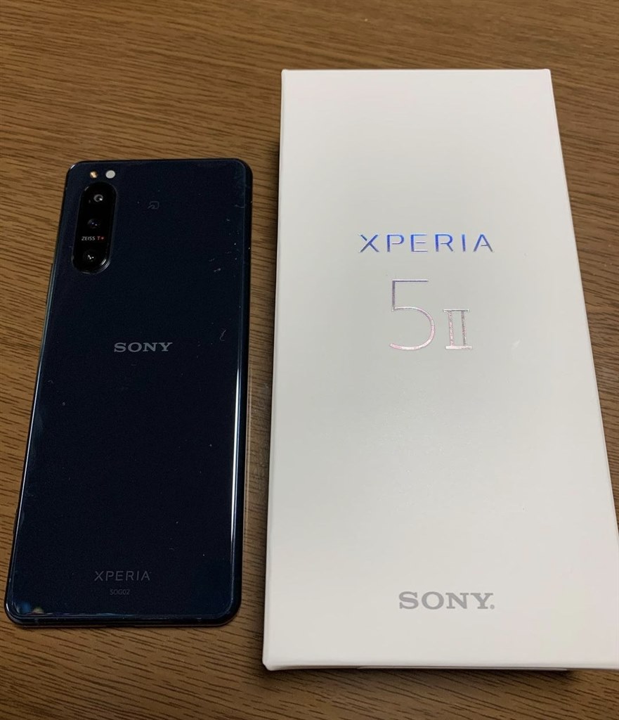 【SIMロック解除済】XPERIA 5 Ⅱ　SOG02、ブルー