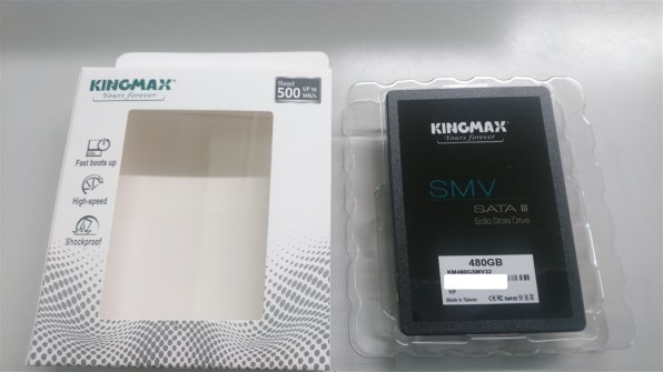 KINGMAX ポータブルSSD 480GB KE31W/KE31B Portable SSD - SAC