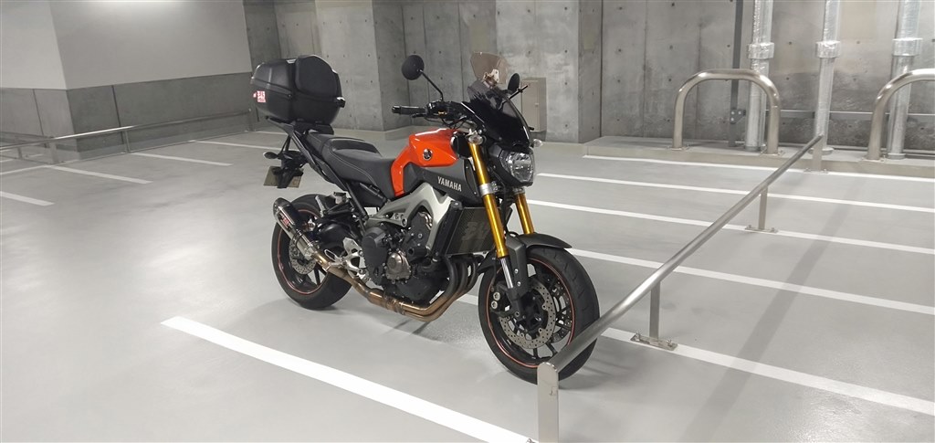 2014年式　ヤマハ　 YAMAHA MT09 MT-09 車体　中古 中古車情報 ヤマハ MT－09 オレンジ（ABS無） メーターバイザー