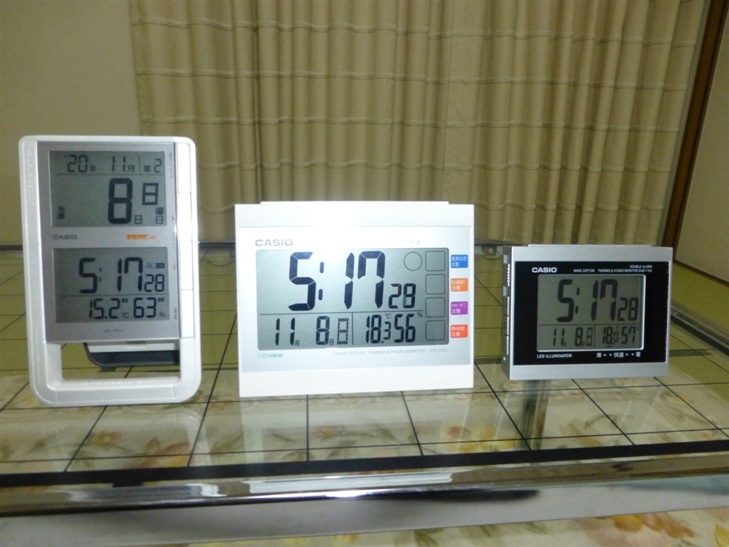 カシオの電波時計は安くて、性能は最高』 カシオ 置き時計 DQL-220J-7JF hmanoさんのレビュー評価・評判 - 価格.com