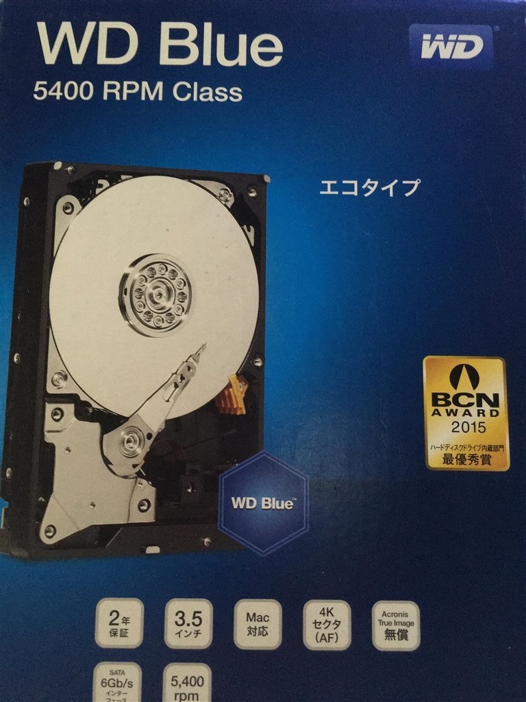 6980円で購入しました Western Digital Wd40ezrz Rt2 4tb Sata600 5400 Hapipokoさんのレビュー評価 評判 価格 Com