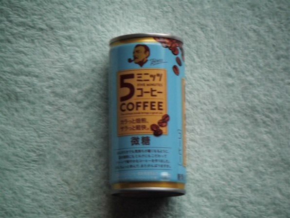 缶コーヒーらしい味』 サントリー ボス ファイブミニッツコーヒー 185g