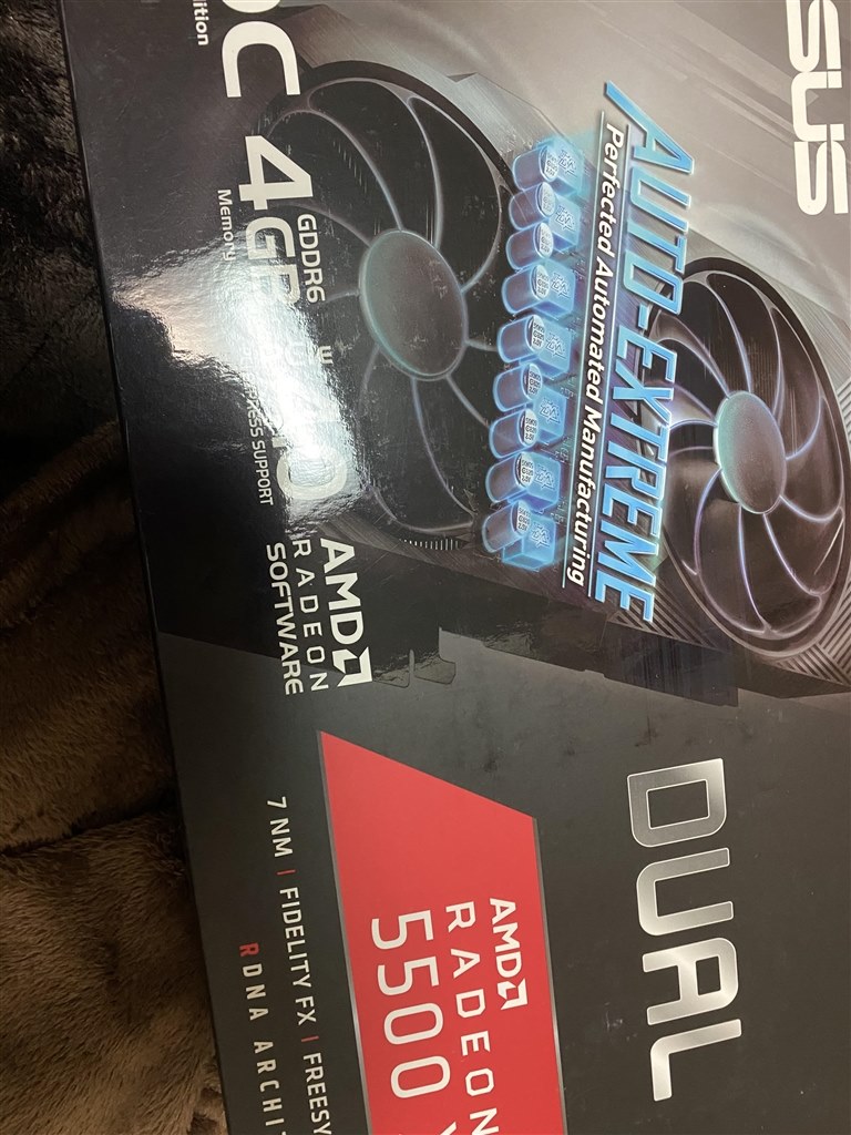 不満無し、普通にゲームをする分にはこれで十分。』 ASUS DUAL-RX5500XT-O4G-EVO [PCIExp 4GB]  9acaさんのレビュー評価・評判 - 価格.com