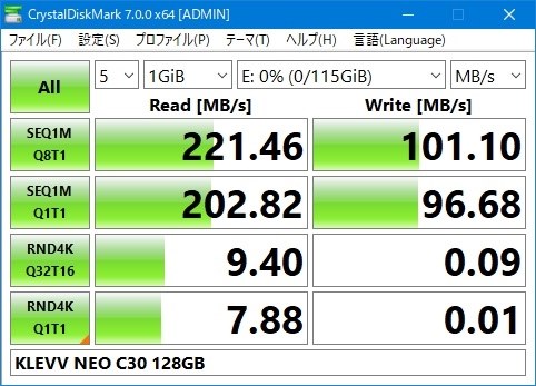 ESSENCORE KLEVV NEO C30 U128GUR3-NC [128GB] 価格比較 - 価格.com