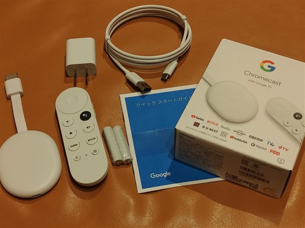 箱付きChromecast with Google TV GAO1919-JP Chromecast with Google TV 4Kモデル（GA01919-JP）を買いました