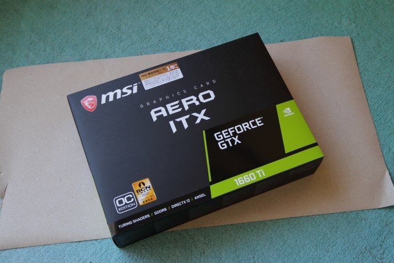 コンパクトだけど性能は良いです』 MSI GeForce GTX 1660 Ti AERO ITX