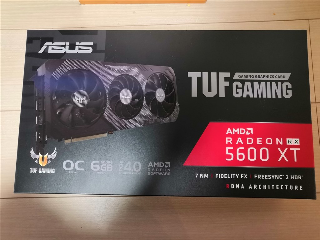 初のRX5000シリーズで構築』 ASUS TUF 3-RX5600XT-O6G-EVO-GAMING